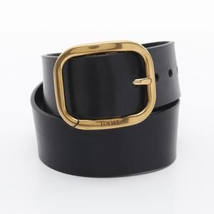 LOEWE Black Leather Belt